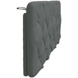 vidaXL Vzglavna stranica temno siva 140 cm blago | Shoptok.si