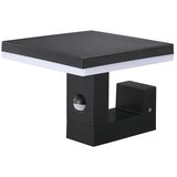 Greentech Vanjska zidna svjetiljka sa senzorom (15 W, 180 x 210 x 150 mm, Topla bijela, Bijela, IP65) | shoptok.hr