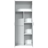 Visoka komoda bijela 70x35x180 cm od konstruiranog drva | shoptok.hr