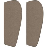  Uzglavlje s ušima smeđesivi 203x23x78/88 cm od tkanine | shoptok.hr