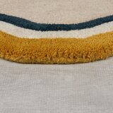 Flair Rugs Kremno bela ročno tkana volnena preproga 120x170 cm Leo Scallop – | Shoptok.si