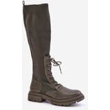 Boto PH2 Slip-on Boots With Sock Shaft Dark Green Iranel | Eponuda.ba