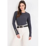 Trend Alacati Stili Ženska bluza Alc-X14801, Antracit | Eponuda.com