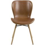 XXXL STOL, les, kovina, tekstil rjava, barve hrasta | Shoptok.si