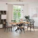  Noga blagovaonskog stola u obliku pauka crna 120x68x(72-73) cm čelik | shoptok.hr