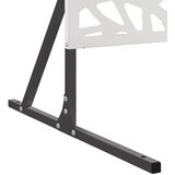  Zaslon za privatnost 100 x 50 x 180 cm Nehrđajući čelik Srebrna | shoptok.hr
