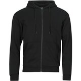 Jack & Jones Puloverji JJEBRADLEY SWEAT ZIP HOOD Črna Cene