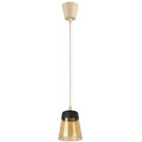 Brilagi LED luster R GLASS 1xE27/60W/230V Ø 15,5 cm bež/kou bež/crna | Eponuda.com