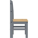 vidaXL Blagovaonske stolice 2 kom sive 40x46x99 cm od masivne borovine | shoptok.hr