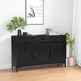 vidaXL Komoda crna 110 x 35 x 70 cm od masivne borovine Cijene