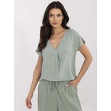 Sublevel Blouse-D73761M11171B-pistachio | Shoptok.si