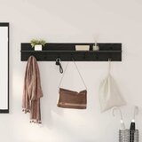 Vješalica za kapute na zidu Zidne Crni hrast 100 x 10,5 x 18 cm | shoptok.hr