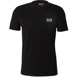 Ea7 Emporio Armani Tehnička sportska majica crna / bijela | shoptok.hr