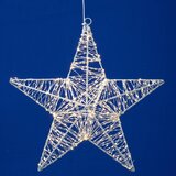 LED božićna dekoracija 320xLED/230V 45 cm zvezda topla bela | Eponuda.com