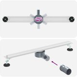  360° Odvod za tuširanje s tankim modelom Srebrno 70 cm | shoptok.hr