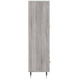  Visoka komoda siva boja hrasta 69,5x31x115 cm konstruirano drvo | Eponuda.ba