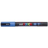 POSCA Uni flomaster; konica 0,9-1,3 mm; moder z bleščicami, (22005627) Cene