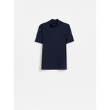 Reserved Bluza od mješavine viskoze - mornarsko plava | shoptok.hr