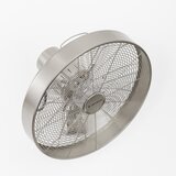  ZEVENTI - Zidni ventilator FREEZE 50W/230V prečnika 40 cm hrom + daljinski upravljač | Eponuda.com