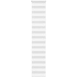 vidaXL Zebra senčilo bela 45x200 cm tkanina širina 40,9cm poliester | Shoptok.si