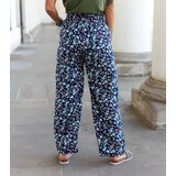 Gemre Navy wide-leg floral trousers Grazia | Shoptok.si