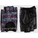Karl Lagerfeld Rokavice brez prstov ženske, črna barva, 245W3604