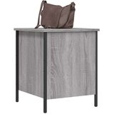 vidaXL klupa za pohranu siva boja hrasta 40x42 5x50 cm drvena | shoptok.hr