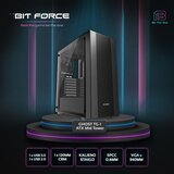 BIT FORCE GHOST TG-1 Mid Tower ATX kućište bez napajanja, crno | shoptok.hr
