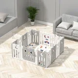 Sklopiva ogradica bilo koje boje + Premijum tepih od pene Duck&Bear 150*180 cm