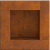 vidaXL Istrovani čelik/Smeđa Istrovani čelik 60 x 60 x 30 cm | shoptok.hr