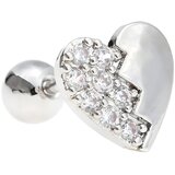 IZMAEL Piercing naušnica HE-23589 - Srebrna | shoptok.hr