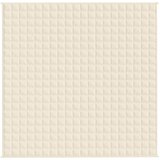  Teška deka svijetla krem 200x200 cm 9 kg od tkanine | Shoptok.si