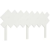 Maison Chic posteljno vzglavje - vzglavna omarica - nočna omarica belo 159,5x3x80,5 cm trdna borovina, (21706251) Cene