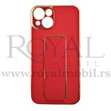  futrola leather sa postoljem za iphone 13 pro (6.1) crvena Cene