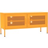 Maison Chic TV omarica - TV stojalo - Televizijska omarica gorčično rumena 105x35x50 cm jeklo, (21701357) | Shoptok.si