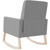  Stolica za ljuljanje od tkanine svjetlosiva | shoptok.hr