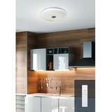 Candellux Lighting Bijela LED stropna svjetiljka s daljinskim upravljačem/s mogućnosti zatamnjivanja 38,5x38,5 cm Calipso – | shoptok.hr