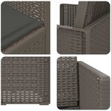  Vrtne stolice za blagovanje 2 pcs Svjetlosiva i antracit PP | shoptok.hr