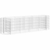 Furnova Visoka greda gabion pocinkano železo 190x50x50 cm, (21920173) | Shoptok.si