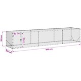  Kokošinjac Srebrna 500 x 100 x 100 cm Pocinčani čelik | Eponuda.ba
