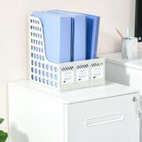  Mobilni ormar za spise ormar za spise pregrada centralno zaključavanje čelično kućište 5 kotača bijela 39 x 48 x 67 cm | shoptok.hr