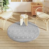 Vanjski tepih ARAKIL sivi Ø120 cm PP | shoptok.hr