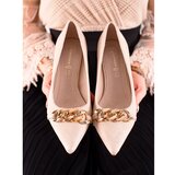 SHELOVET Women's pumps in spitz with chain Cene