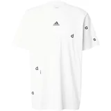 ADIDAS SPORTSWEAR Tehnička sportska majica 'Embroidery' crna / bijela