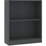  Knjižna omara siva 60x24x74,5 cm konstruiran les, (20622719) | Shoptok.si