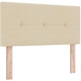  Postelja boxspring z vzmetnico krema 80 x 200 cm blago, (5000022994) | Shoptok.si