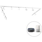 QAZQA Sistem Smart Rail, 10 točk, 1-fazni beli, vključno z Wifi GU10 - Jeana Cene