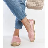 Gemre Light pink espadrilles with shimmer on a platform Caithlin | shoptok.hr