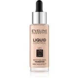 Eveline Cosmetics Liquid Control tekoči puder s pipeto odtenek 002 Soft Porcelain 32 ml | Shoptok.si