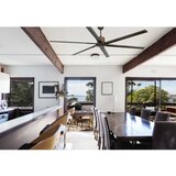Faro 33462A - Plafonski ventilator ANDROS XL, braon, prečnik 213 cm + daljinski upravljač | Eponuda.com